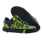 Кроссовки Heelys Черные кроссовки с зеленой надписью 770535